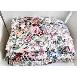 Vintage Ralph Lauren Allison Comforter Full/Queen Floral Bedding Cottage EUC
